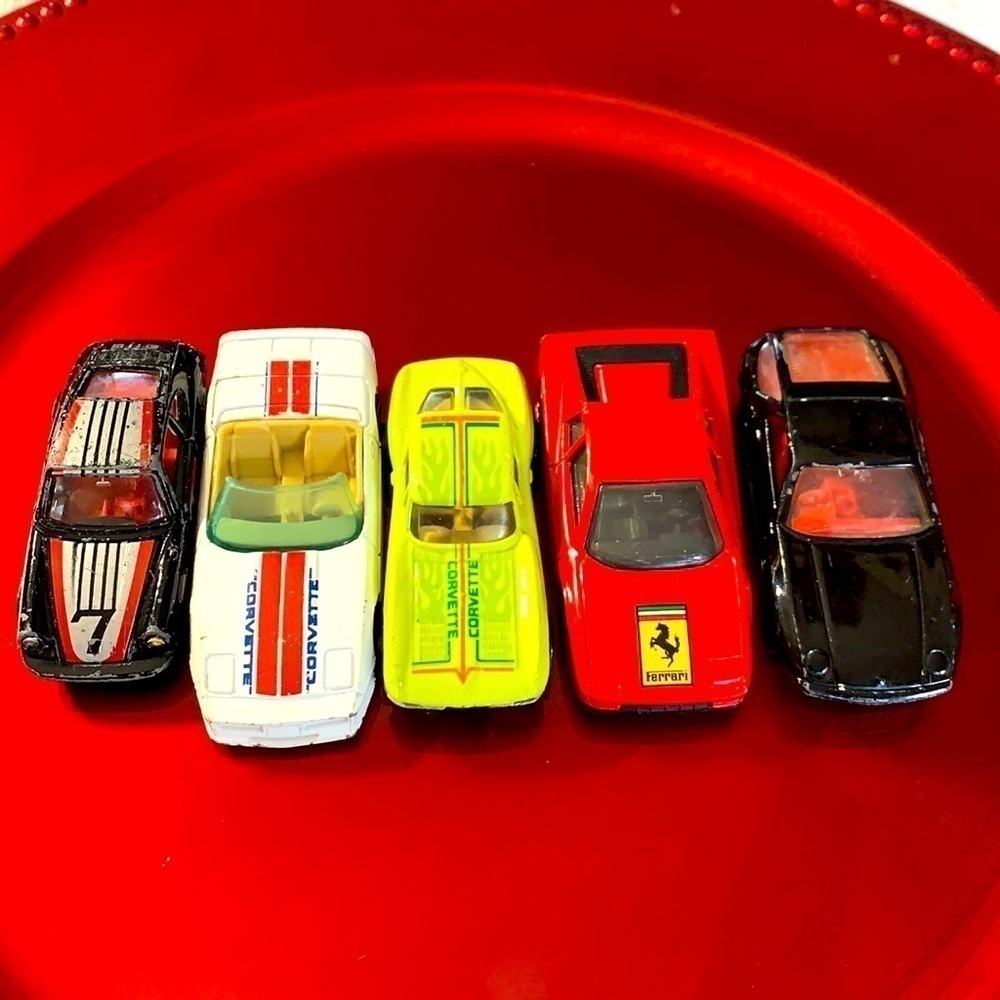 Vintage bundle matchbox hot wheel luxury high-end race car five pack